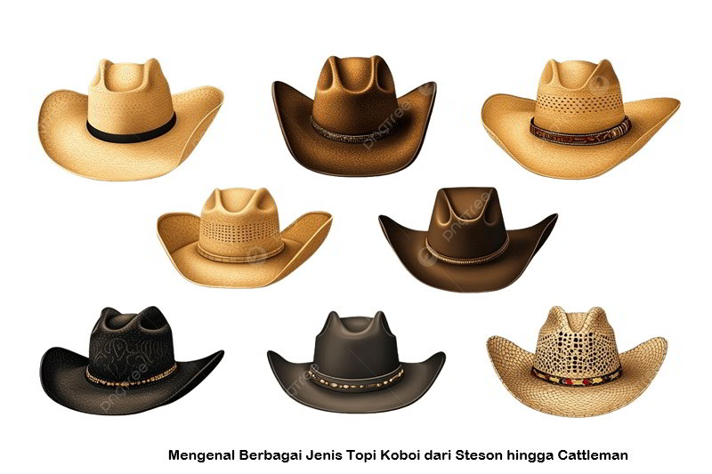 Mengenal Berbagai Jenis Topi Koboi dari Steson hingga Cattleman